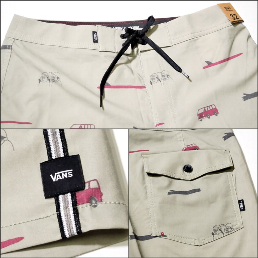 花井祐介 ボードショーツ VANS バンズ 水着 メンズ VN0A3W48TD8 大きいサイズ