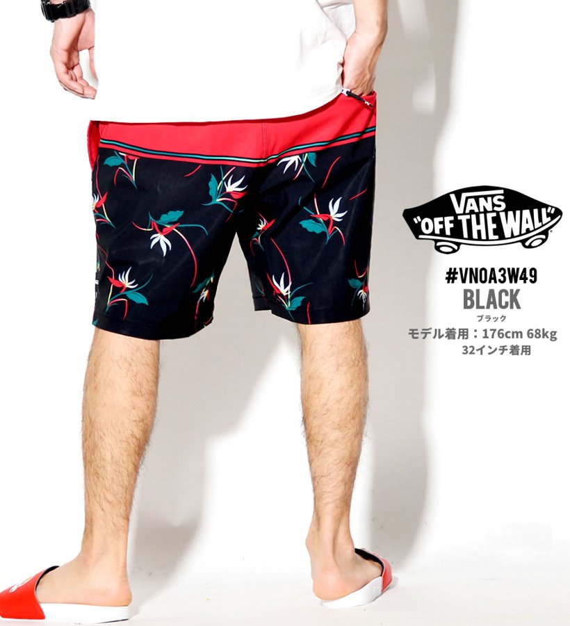 VANS バンズ 水着 メンズ サーフパンツ VN0A3W49TD0 大きいサイズ USモデル 日本未発売