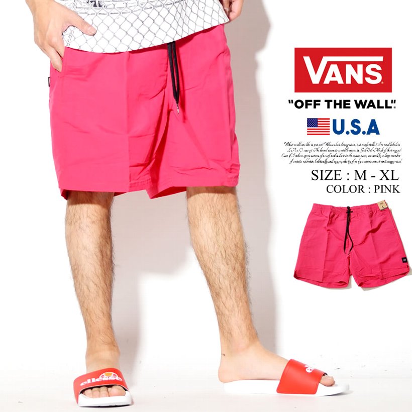 VANS バンズ 水陸両用 ハイブリッドショーツ メンズ 水着 VN0A3W4JTCZ 大きいサイズ USモデル 日本未発売