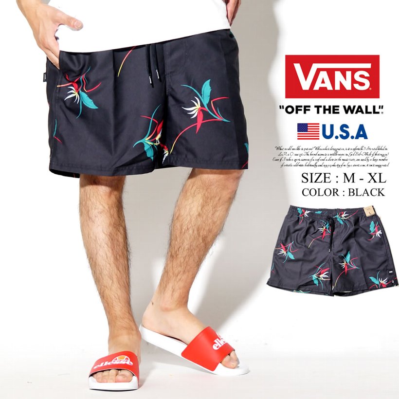 VANS バンズ 水陸両用 ハイブリッドショーツ メンズ 水着 VN0A3W4KTD0 大きいサイズ USモデル 日本未発売