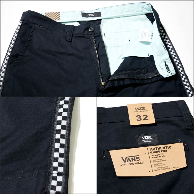 VANS バンズ チノパン メンズ VN0A3W9Y95Y 大きいサイズ USモデル 日本未発売