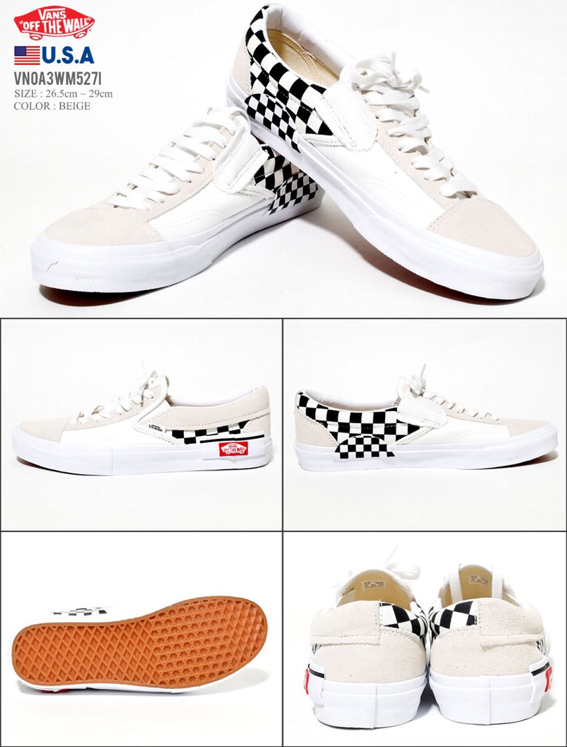 VANS バンズ スニーカー メンズ ヴァンズ スリッポンキャップ VN0A3WM527I USモデル ストリート系 スケーター ファッション 靴 通販