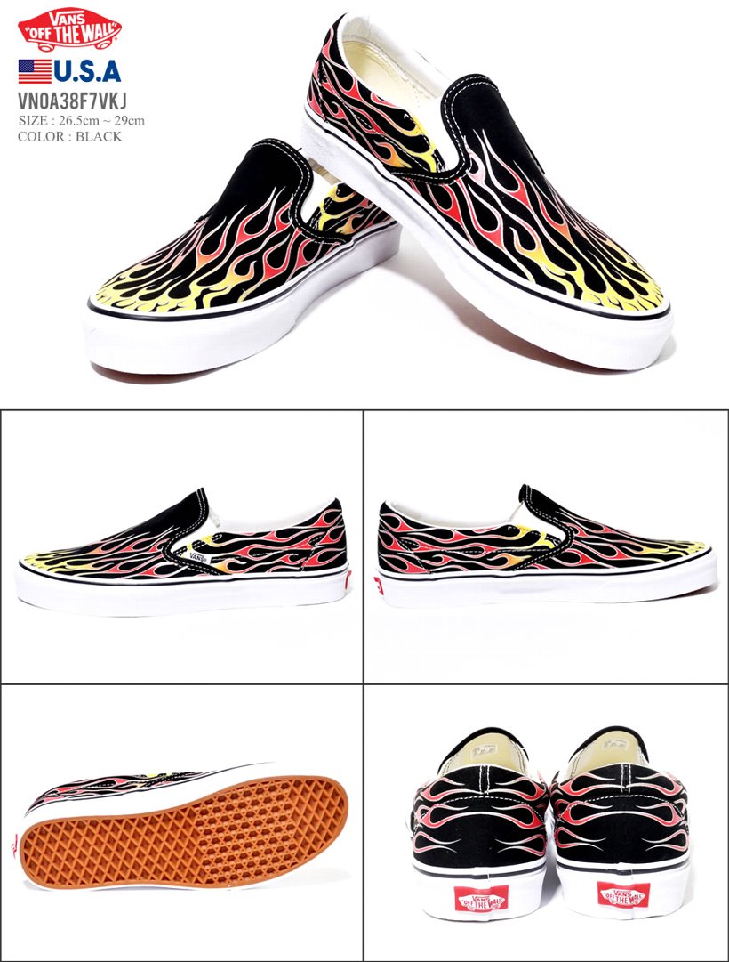 VANS バンズ クラシックスリッポン メンズ ヴァンズ スニーカー VN0A38F7VKJ USモデル ストリート系 スケーター ファッション 靴 通販