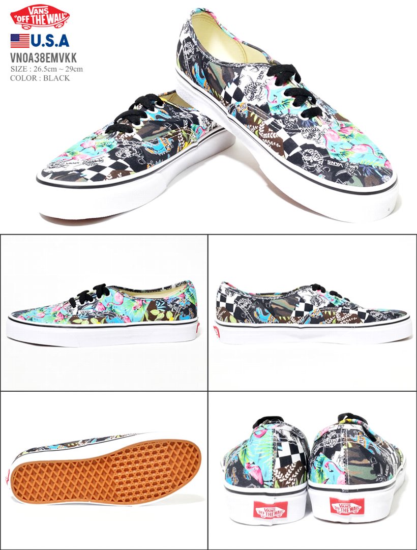 VANS バンズ スニーカー メンズ ヴァンズ AUTHENTIC オーセンティック VN0A38EMVKK USモデル ストリート系 スケーター ファッション 靴 通販