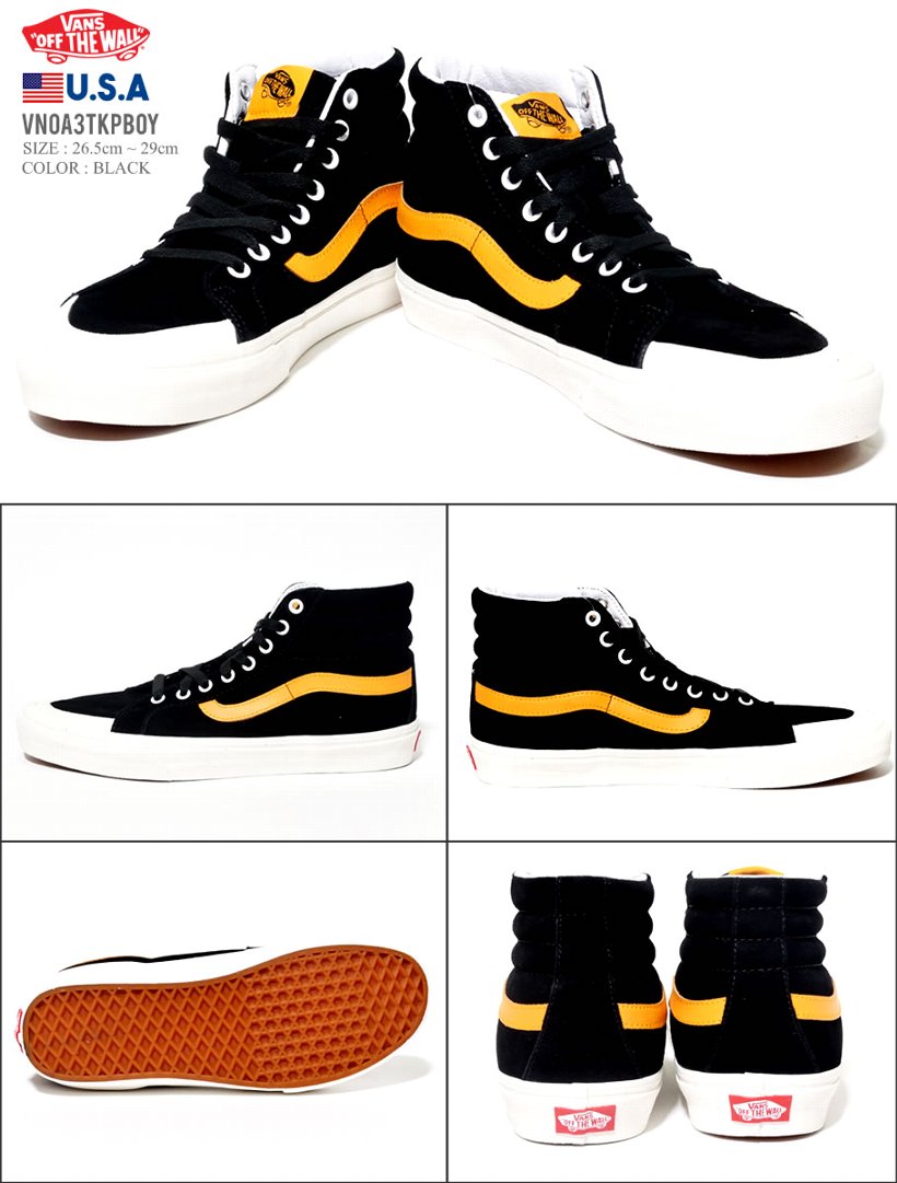 VANS バンズ スニーカー メンズ ヴァンズ Sk8-Hi Reissue 138 VN0A3TKPB0Y USモデル ストリート系 スケーター ファッション 靴 通販