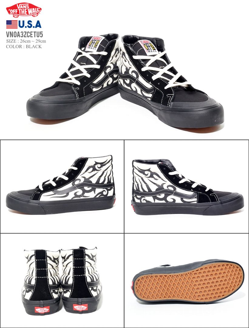 VANS バンズ スニーカー メンズ SK8-HI スケートハイ VN0A3ZCETU5 USモデル