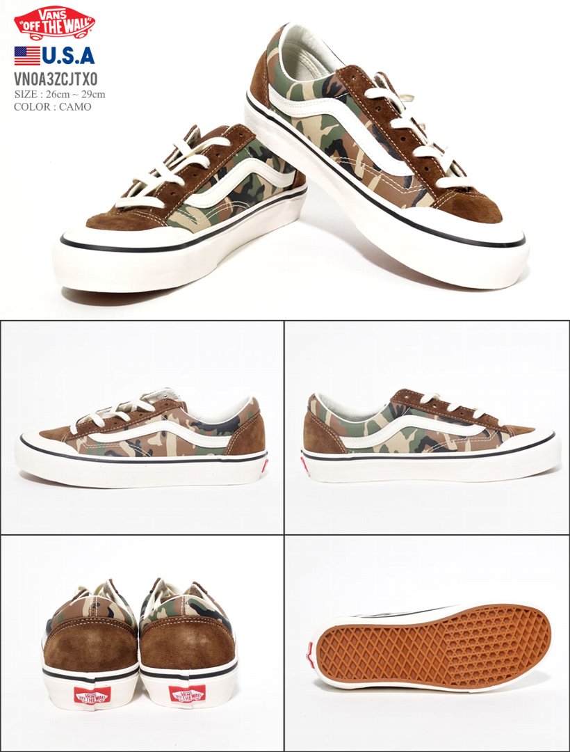 VANS バンズ スニーカー メンズ STYLE 36 VN0A3ZCJTX0 USモデル
