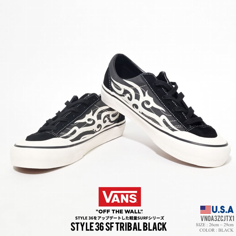 VANS バンズ スニーカー メンズ STYLE 36 VN0A3ZCJTX1 USモデル