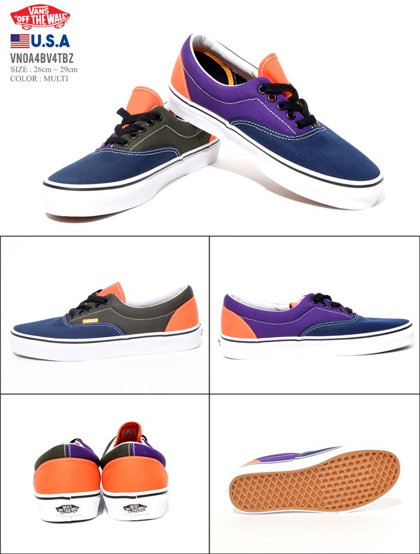 VANS バンズ スニーカー メンズ ERA エラ VN0A4BV4TBZ USモデル