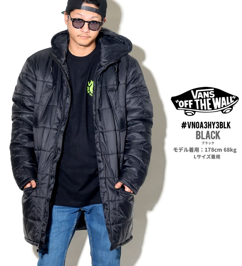 VANS バンズ ベンチコート vn0a3hy3blk 2018秋冬 新作