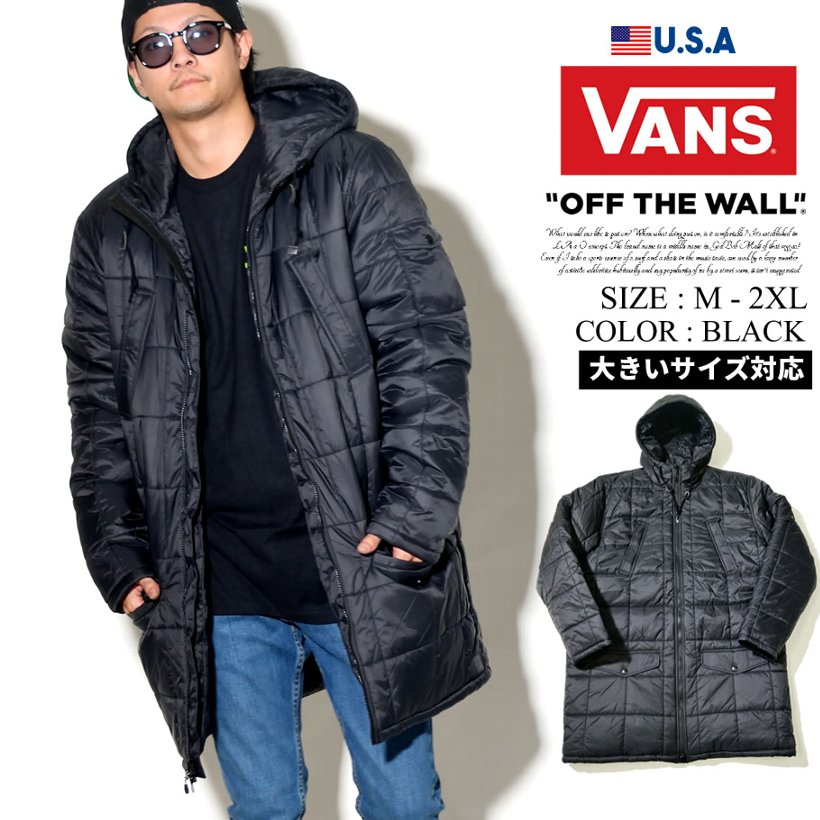 VANS バンズ ベンチコート vn0a3hy3blk 2018秋冬 新作