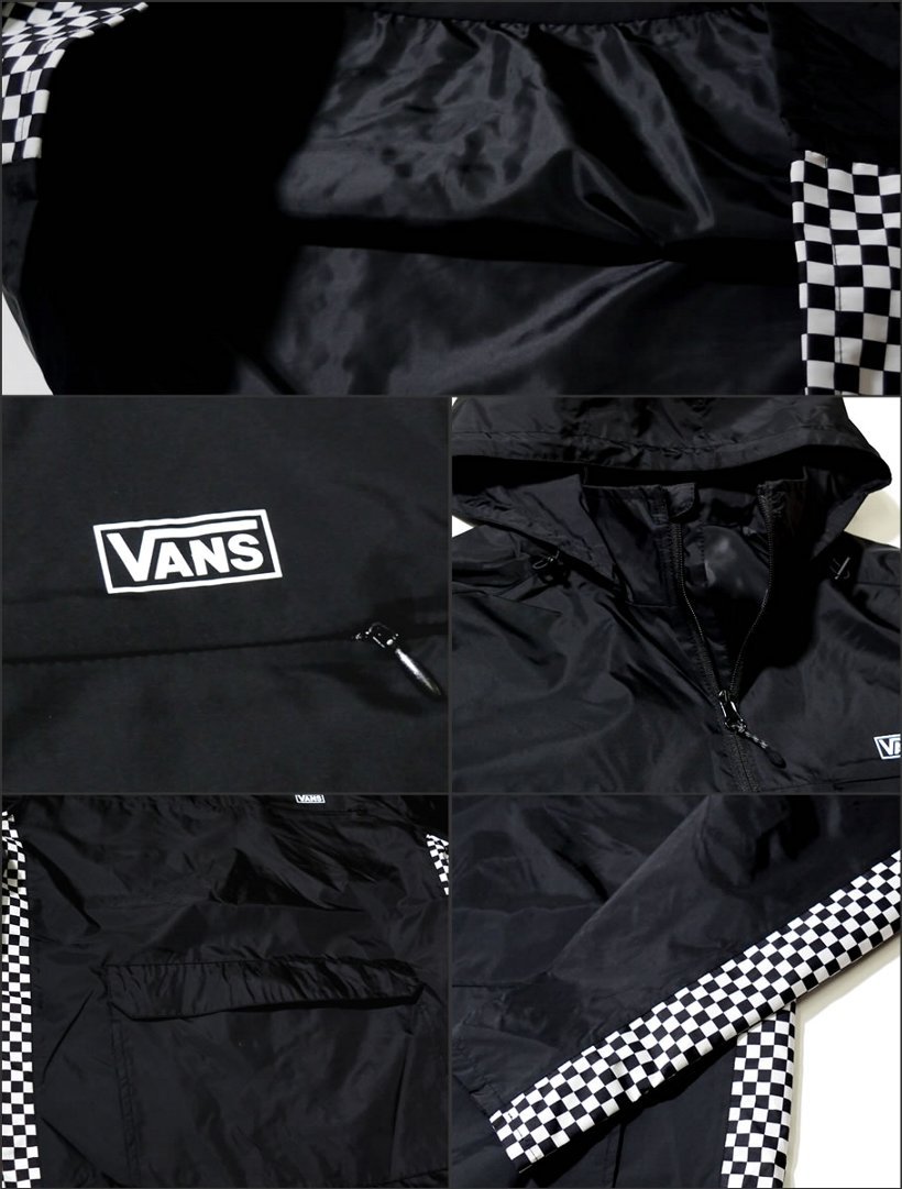 VANS バンズ アノラックパーカー VN0A3W29BLK USモデル 2019春 新作 ヴァンズ 通販