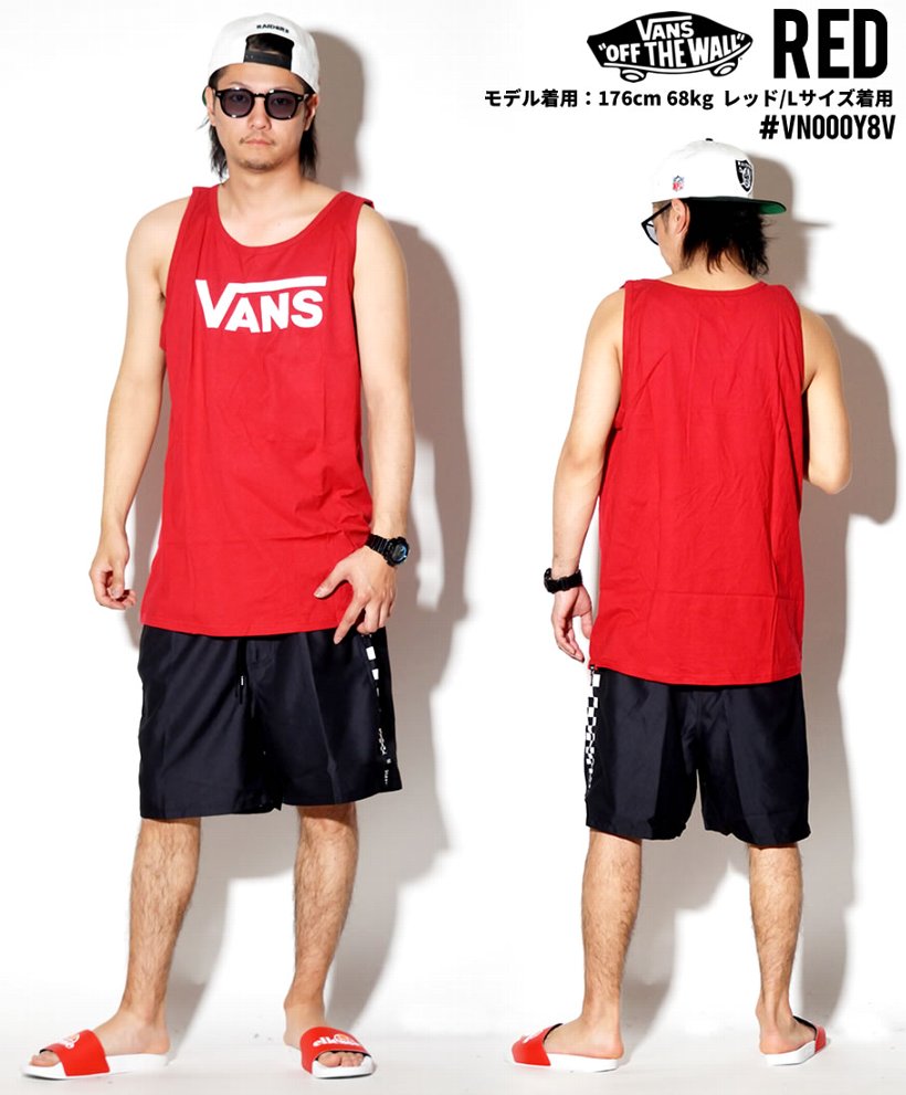 VANS バンズ タンクトップ メンズ おしゃれ サーフ ブランド スポーツ トレーニング 大きいサイズ USモデル
