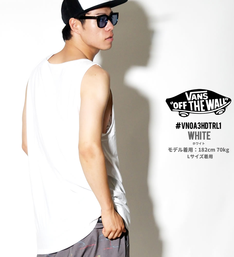 Vans バンズ タンクトップ メンズ 国旗柄 星条旗 缶 ロゴ ストリート スケーター ファッション Vntt029