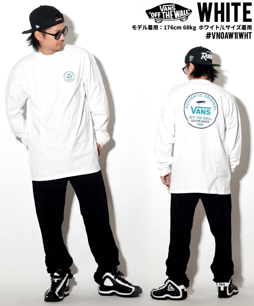 VANS バンズ Tシャツ メンズ 長袖 ロンT VN0A3W1I USモデル 2019春 新作 ヴァンズ 通販