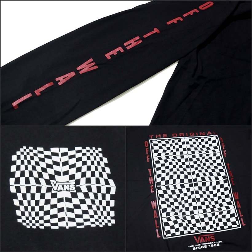 VANS バンズ Tシャツ メンズ 長袖 ロンT VN0A3W21BLK USモデル 2019春 新作 ヴァンズ 通販