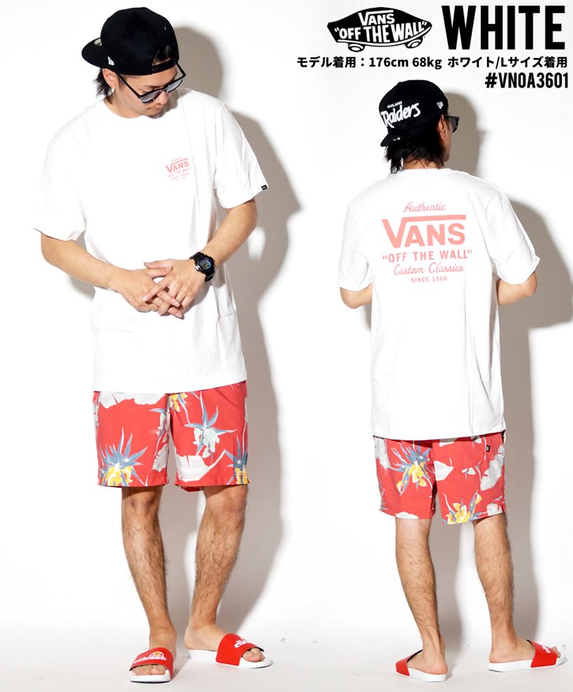 VANS バンズ Tシャツ メンズ 半袖 プリント VN0A36O1 USモデル 日本未発売