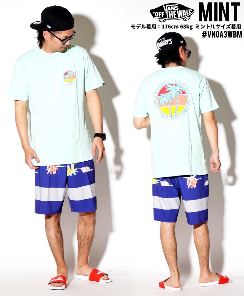 VANS バンズ Tシャツ メンズ 半袖 プリント VN0A3WBM USモデル 日本未発売