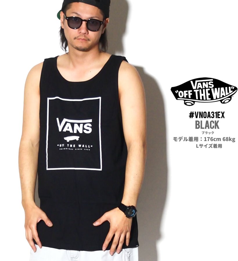 VANS バンズ タンクトップ メンズ ノースリーブ Tシャツ VN0A31EX USモデル 日本未発売