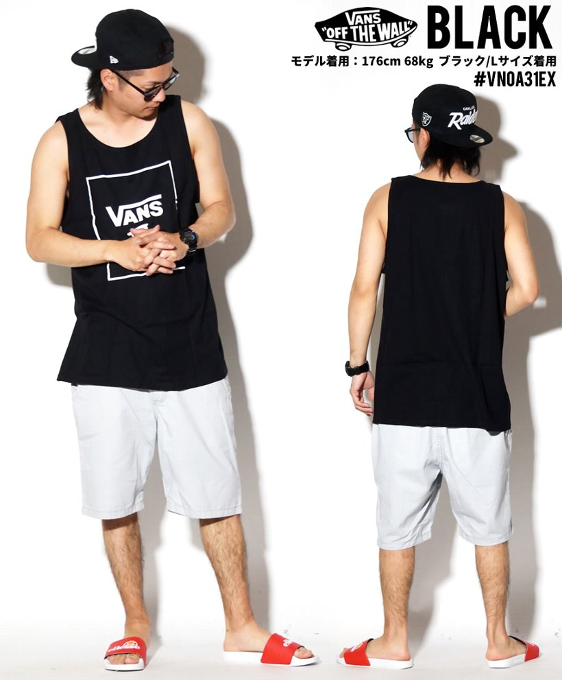 VANS バンズ タンクトップ メンズ ノースリーブ Tシャツ VN0A31EX USモデル 日本未発売