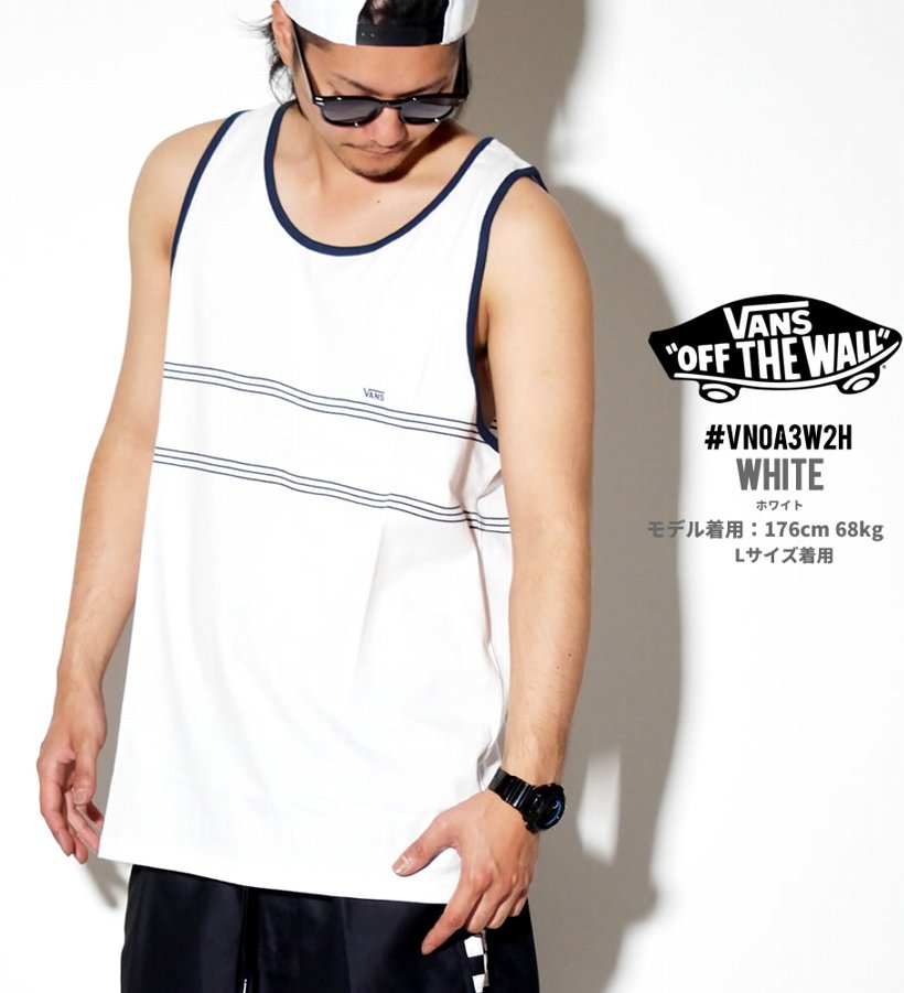 VANS バンズ タンクトップ メンズ ノースリーブ Tシャツ VN0A3W2H USモデル 日本未発売