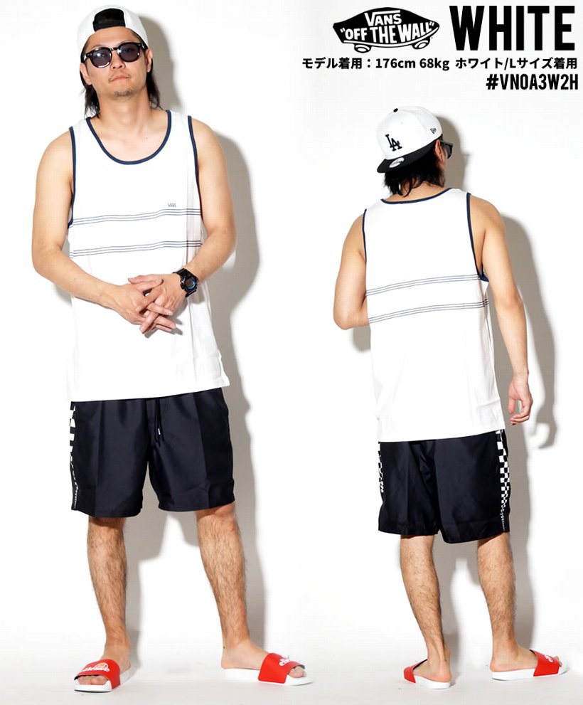 VANS バンズ タンクトップ メンズ ノースリーブ Tシャツ VN0A3W2H USモデル 日本未発売