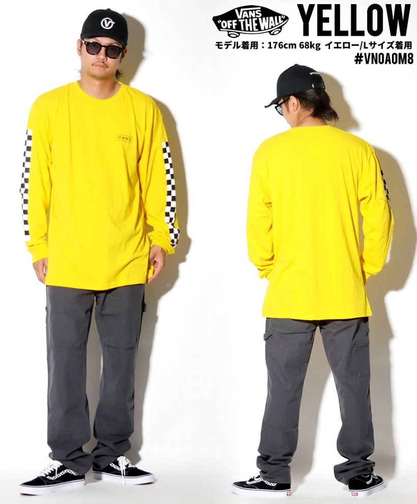 VANS バンズ Tシャツ メンズ 長袖 ロンT VN0A40M8 USモデル 日本未発売