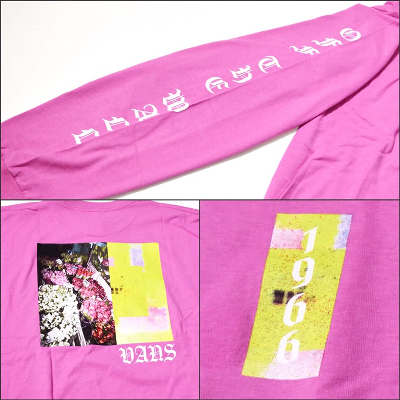 VANS バンズ Tシャツ メンズ 長袖 ロンT VN0A45A1RAA USモデル 2019秋 新作