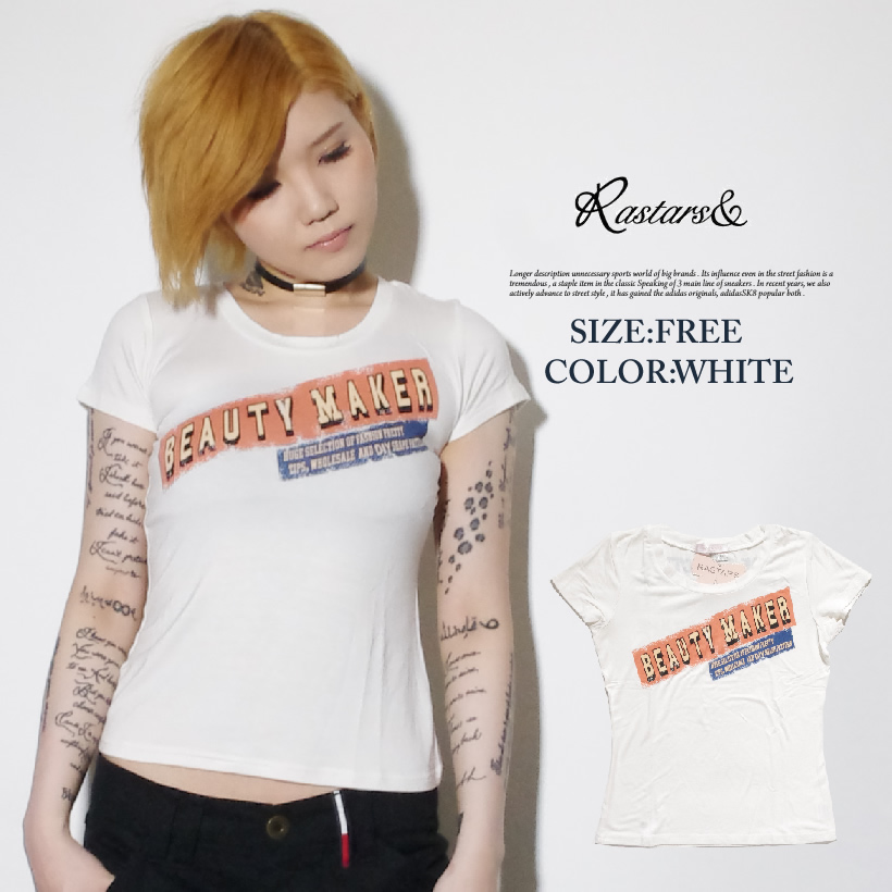 Bガール Rastars ラスターズ 半袖tシャツ B Girl レディース セレブ Hiphop Wrtt002w