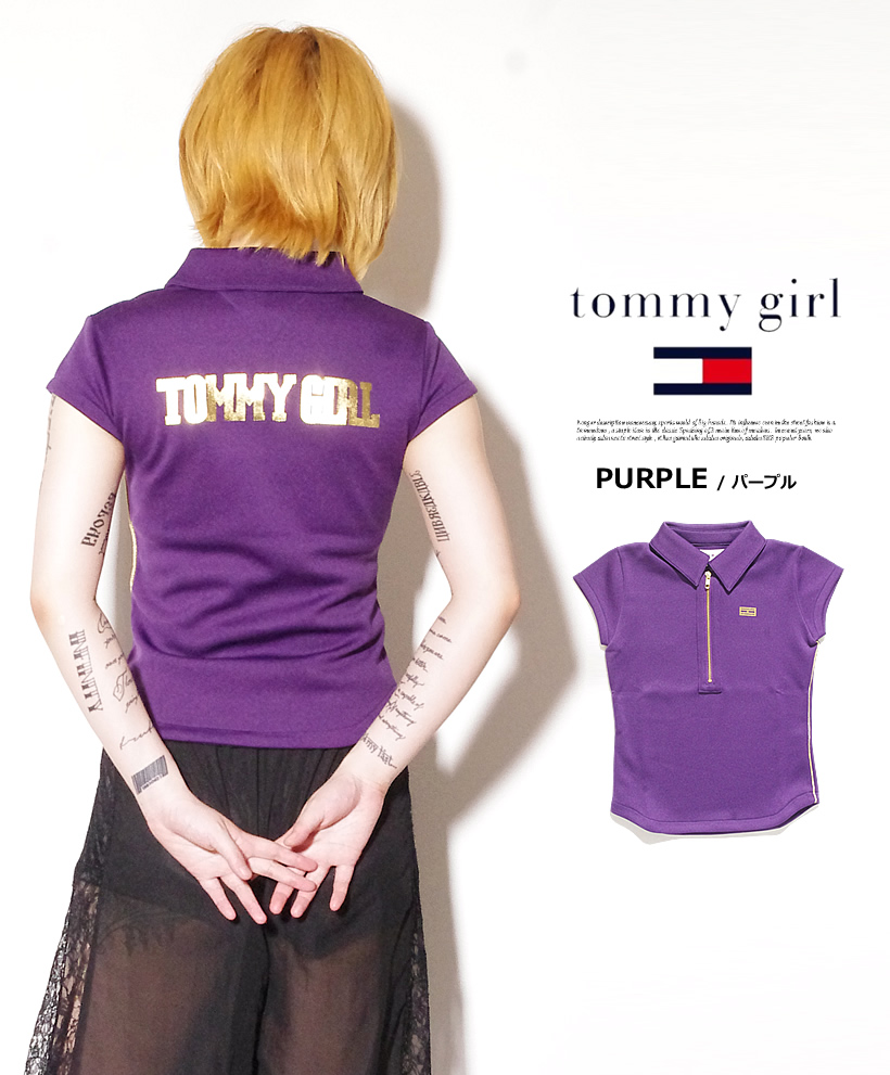 bガール TOMMYGIRL トミーガール ジャージ Tシャツ 半袖 レディース セレブ HIPHOP WTGT003