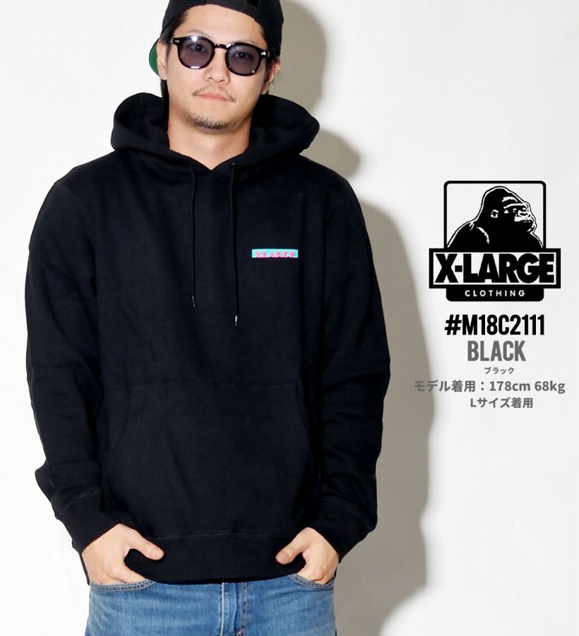 エクストララージ パーカー メンズ XLARGE TROPICAL LOVE PULLOVER HOODIE M18C2111