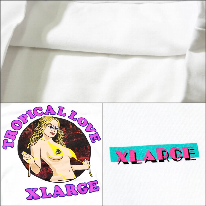 エクストララージ パーカー メンズ XLARGE TROPICAL LOVE PULLOVER HOODIE M18C2111